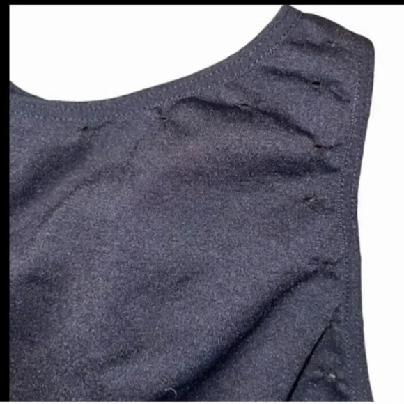 FREE PEOPLE BREATHABLE MESH SEAMLESS YOGA LIMBER CROP TOP BLACK SIZE XS/S - Picture 5 of 13